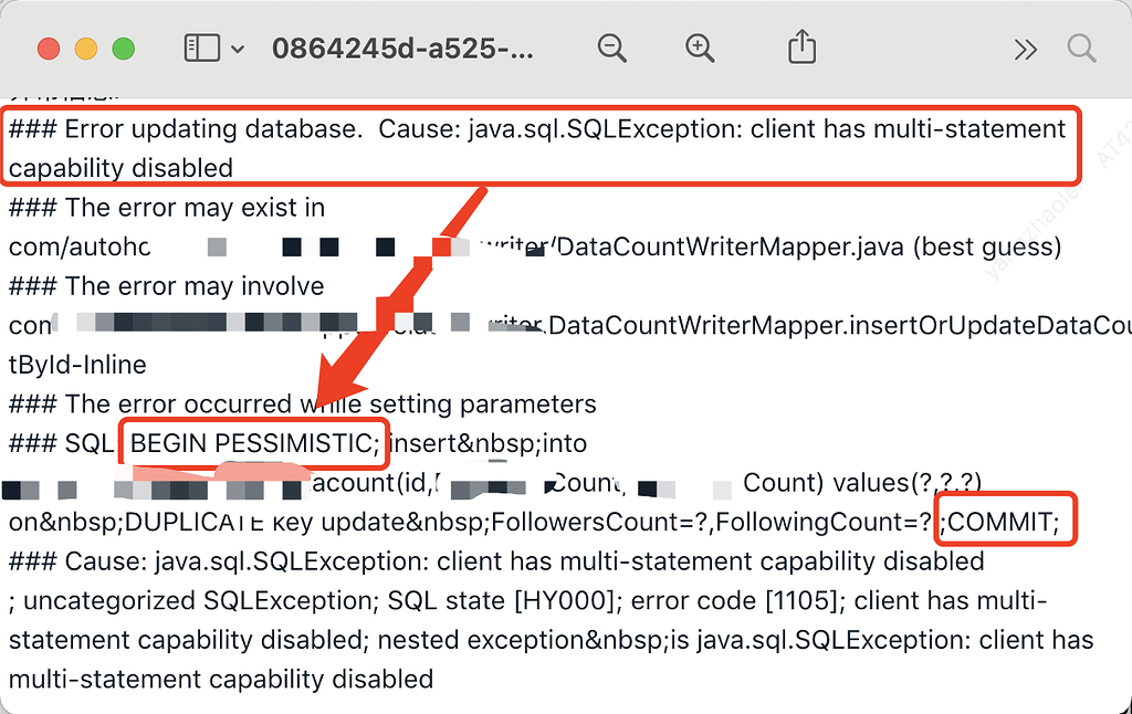  faq client client has multi statement capability disabled tidb