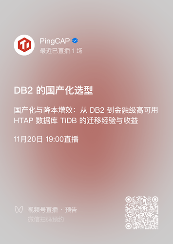 直播预告二维码