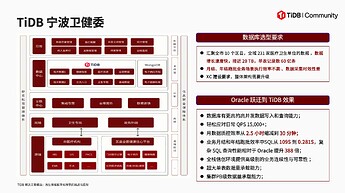 TiDB 宁波卫健委